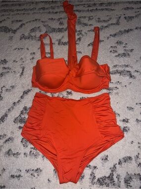Coco Reef Bright Orange Bikini Top